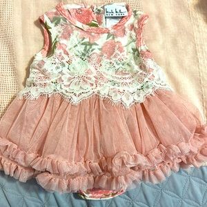 Baby onesie dress. 3 months. Clean, great condition